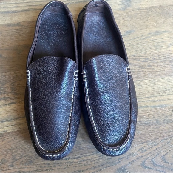 Polo Ralph Lauren Terence Venetian pebbled leather driving loafer 8D main image 8